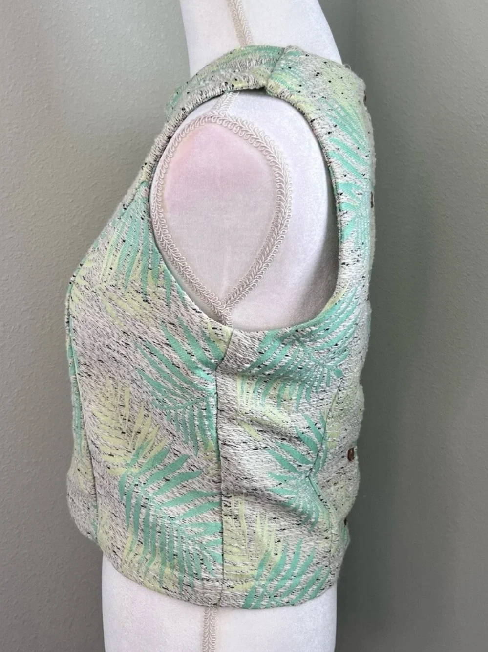 Sorority Size Small Tropical Palm Leaf Skort & Top Matching Set